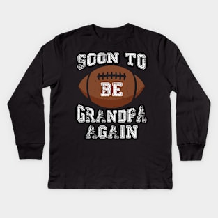 Soon To Be Grandpa again Est 2024 - This guy is going to be a grandpa Kids Long Sleeve T-Shirt